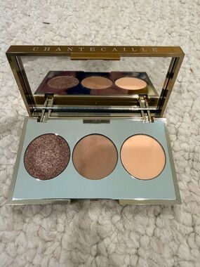Chantecaille Trio Eyeshadow Palette - Shimmery Brown, Matte Brown, Cream